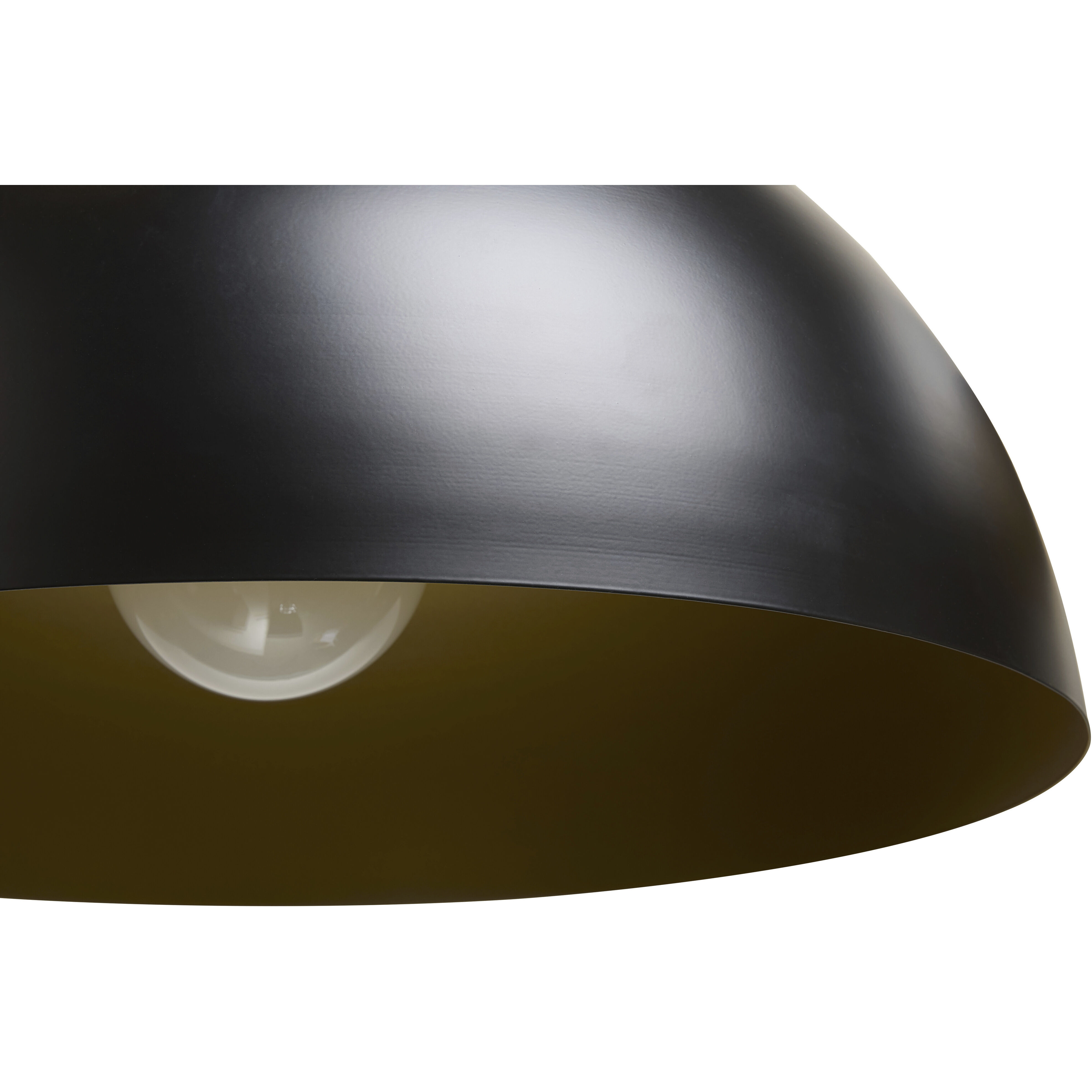 Lohn LED Matte Black Pendant Ceiling Light